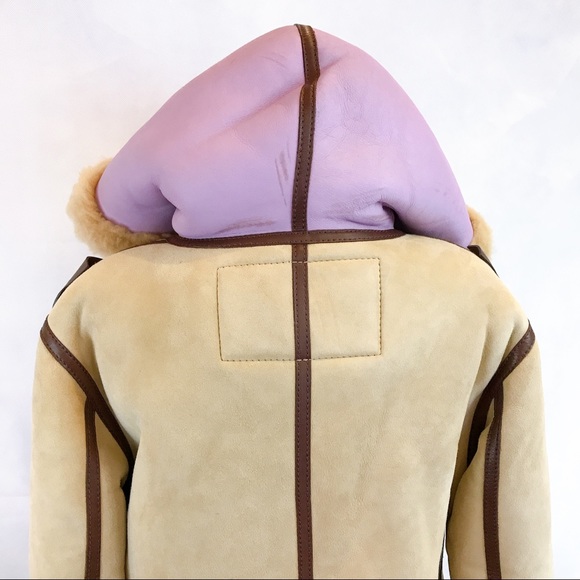 ACNE STUDIOS Lorin Hooded Leather Shearling Coat - Picture 8 of 16